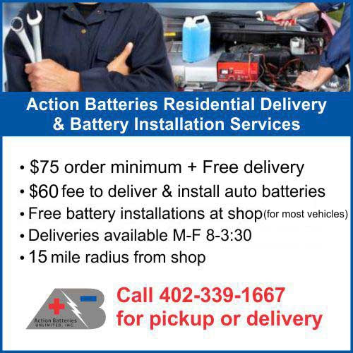 free delivery batteries omaha